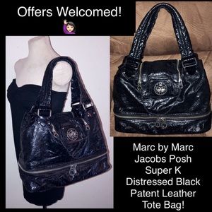 Marc by Marc Jacobs Posh Super K Leather Tote Bag!